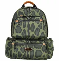 Dolce & Gabbana Nylon Backpack With Leo Print