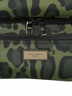 Dolce & Gabbana Nylon Backpack With Leo Print -Dolce & Gabbana Sales dg140621 011 2x t