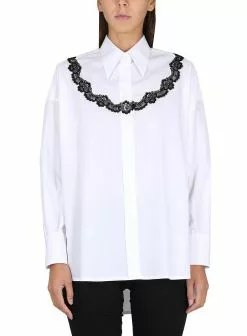 Dolce & Gabbana Shirt With Lace Insert