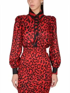 Dolce & Gabbana Leopard And Zebra Print Shirt -Dolce & Gabbana Sales dg200323 005 4x t