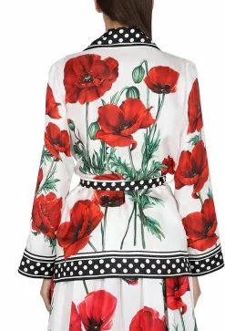 Dolce & Gabbana Poppy Print Shirt -Dolce & Gabbana Sales dg200323 006 3x t