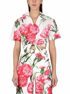 Dolce & Gabbana Carnation Print Shirt