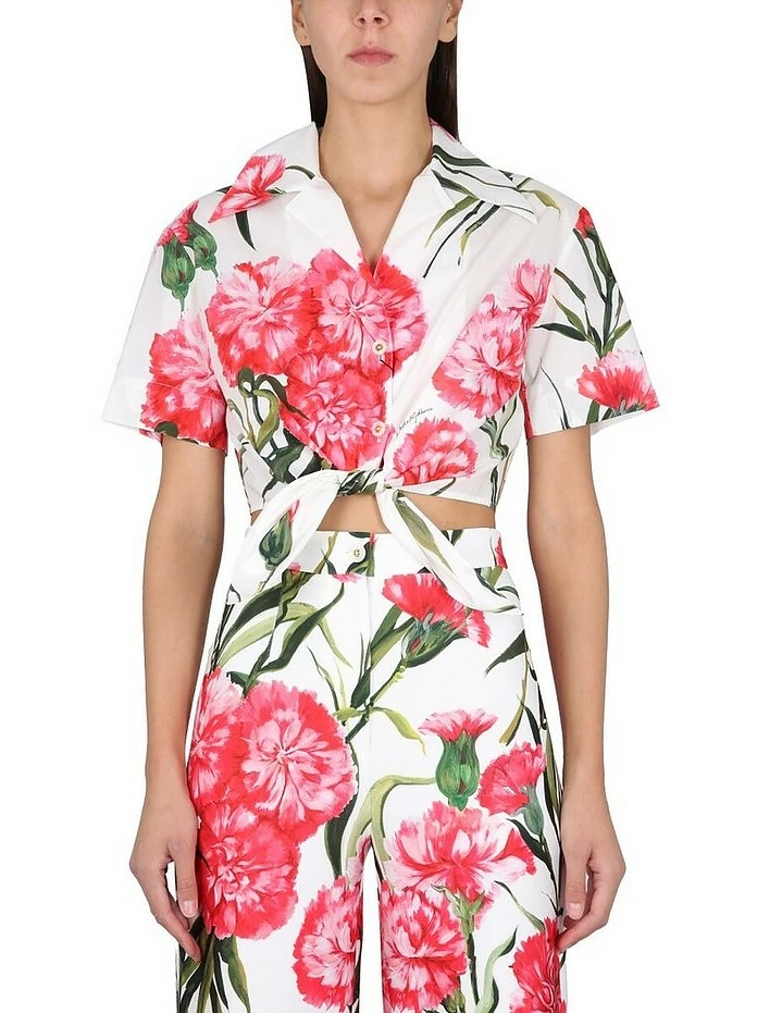 Dolce & Gabbana Carnation Print Shirt 1 Dolce & Gabbana Carnation Print Shirt