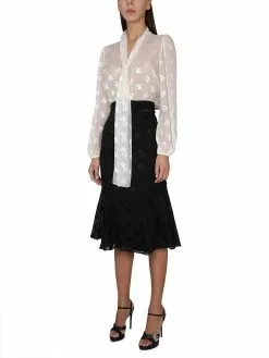 Dolce & Gabbana Devoré Satin Shirt -Dolce & Gabbana Sales dg200323 008 2x t