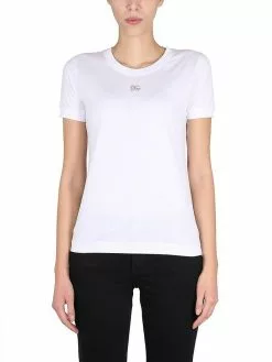 Dolce & Gabbana Crystal Logo T-Shirt