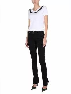 Dolce & Gabbana T-Shirt With Lace Insert -Dolce & Gabbana Sales dg210323 002 3x t