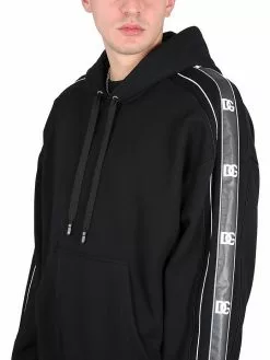 Dolce & Gabbana Sweatshirt With Logoed Band -Dolce & Gabbana Sales dg210323 010 4x t