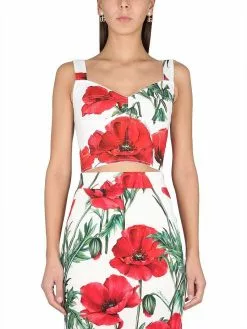 Dolce & Gabbana Charmeuse Bustier