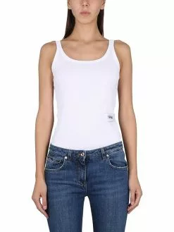 Dolce & Gabbana Ribbed Tank Top