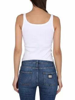 Dolce & Gabbana Ribbed Tank Top -Dolce & Gabbana Sales dg210323 016 3x t