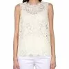 Dolce & Gabbana Logoed Stretch Lace Top