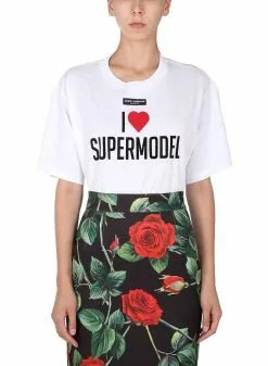 Dolce & Gabbana Crew Neck T-Shirt With Logo