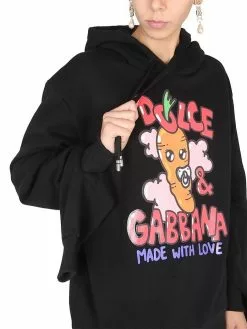 Dolce & Gabbana Sweatshirt With Print By Giampiero D'alessandro -Dolce & Gabbana Sales dg220622 008 4x t