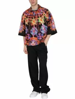 Dolce & Gabbana Hawaii Luminary Print Shirt -Dolce & Gabbana Sales dg400322 004 1x t