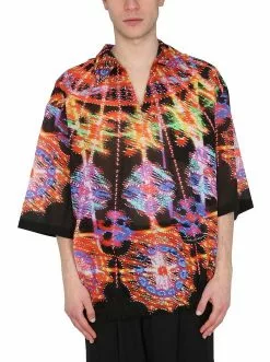 Dolce & Gabbana Hawaii Luminary Print Shirt