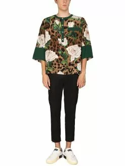 Dolce & Gabbana Flower Print Shirt -Dolce & Gabbana Sales dg400622 010 3x t