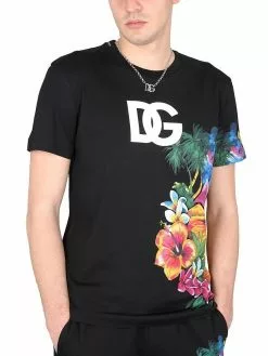 Dolce & Gabbana Logo Print T-Shirt -Dolce & Gabbana Sales dg420323 014 4x t
