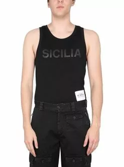 Dolce & Gabbana Tank Top With Logo