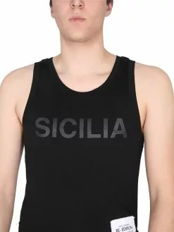Dolce & Gabbana Tank Top With Logo -Dolce & Gabbana Sales dg420323 016 4x t