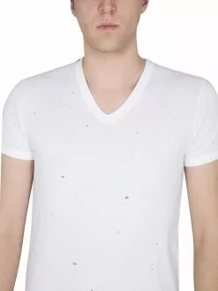 Dolce & Gabbana V-Neck T-Shirt -Dolce & Gabbana Sales dg420323 018 4x t