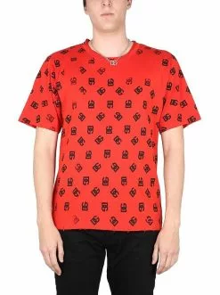 Dolce & Gabbana T-Shirt With All Over Logo