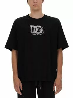 Dolce & Gabbana T-Shirt With Logo Embroidery