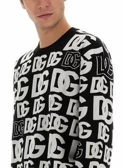 Dolce & Gabbana Jersey With Inlay Logo -Dolce & Gabbana Sales dg440622 006 2x t