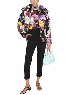 Dolce & Gabbana Floral Print Padded Down Jacket -Dolce & Gabbana Sales dg460622 013 1x t