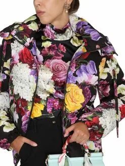 Dolce & Gabbana Floral Print Padded Down Jacket -Dolce & Gabbana Sales dg460622 013 2x t