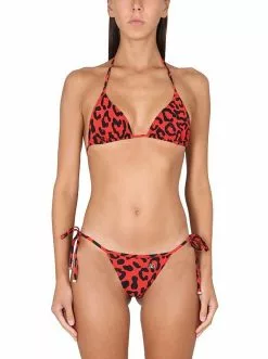 Dolce & Gabbana Animal Print Bikini Swimsuit