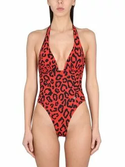 Dolce & Gabbana Swimsuit With Animal Pattern -Dolce & Gabbana Sales dg490323 008 3x t