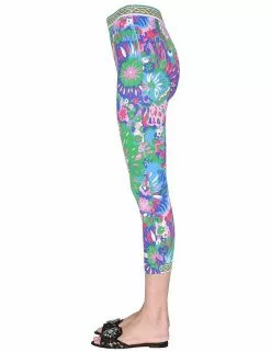Dolce & Gabbana Floral Print Leggings -Dolce & Gabbana Sales dg590322 003 3x t