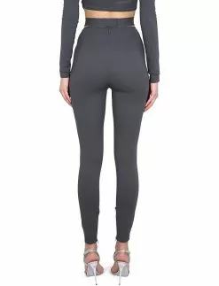 Dolce & Gabbana Viscose Pants With Strap -Dolce & Gabbana Sales dg590323 005 4x t