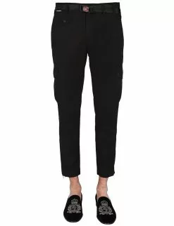 Dolce & Gabbana Cargo Pants With Logo Belt