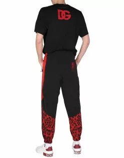 Dolce & Gabbana Jogging Pants With Animal Print 7 Dolce & Gabbana Jogging Pants With Animal Print -Dolce & Gabbana Sales dg600322 002 1x t
