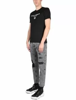 Dolce & Gabbana Loose Fit Jeans 7 Dolce & Gabbana Loose Fit Jeans -Dolce & Gabbana Sales dg700323 001 1x t