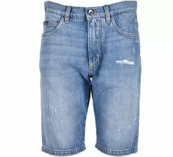 Dolce & Gabbana Men's Denim Blue Bermuda Shorts
