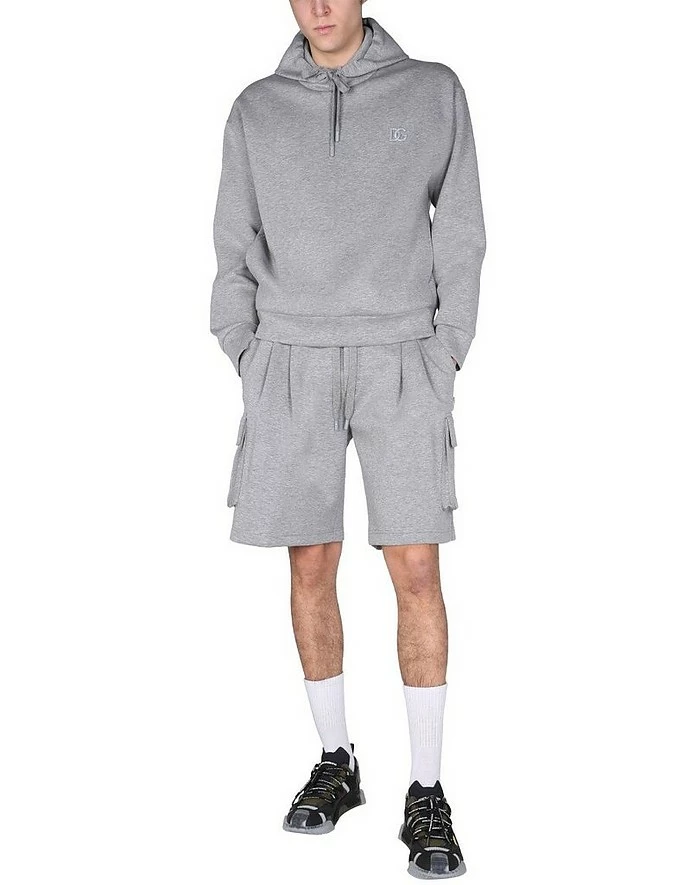 Dolce & Gabbana Fleece Bermuda With Logo 4 Dolce & Gabbana Fleece Bermuda With Logo - Image 4