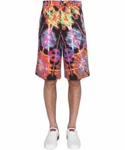 Dolce & Gabbana Bermuda With Luminary Print
