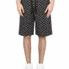 Dolce & Gabbana Heart Print Bermuda Shorts