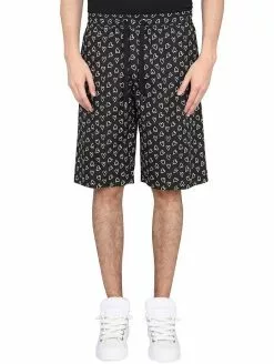 Dolce & Gabbana Heart Print Bermuda Shorts