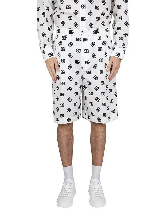 Dolce & Gabbana Bermuda With All Over Logo 2 Dolce & Gabbana Bermuda With All Over Logo - Image 2