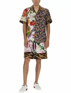 Dolce & Gabbana Floral Print Shorts 7 Dolce & Gabbana Floral Print Shorts -Dolce & Gabbana Sales dg800622 011 4x t
