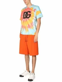 Dolce & Gabbana Jogging Bermuda Shorts With Logo Embossing 7 Dolce & Gabbana Jogging Bermuda Shorts With Logo Embossing -Dolce & Gabbana Sales dg800622 013 4x t