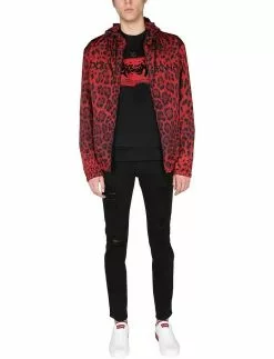 Dolce & Gabbana Jacket With Animal Print -Dolce & Gabbana Sales dg920322 001 1x t