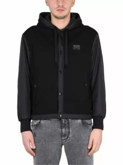 Dolce & Gabbana Bomber Jacket With Logo