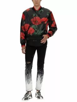 Dolce & Gabbana Poppy Print Jacket -Dolce & Gabbana Sales dg920622 004 4x t